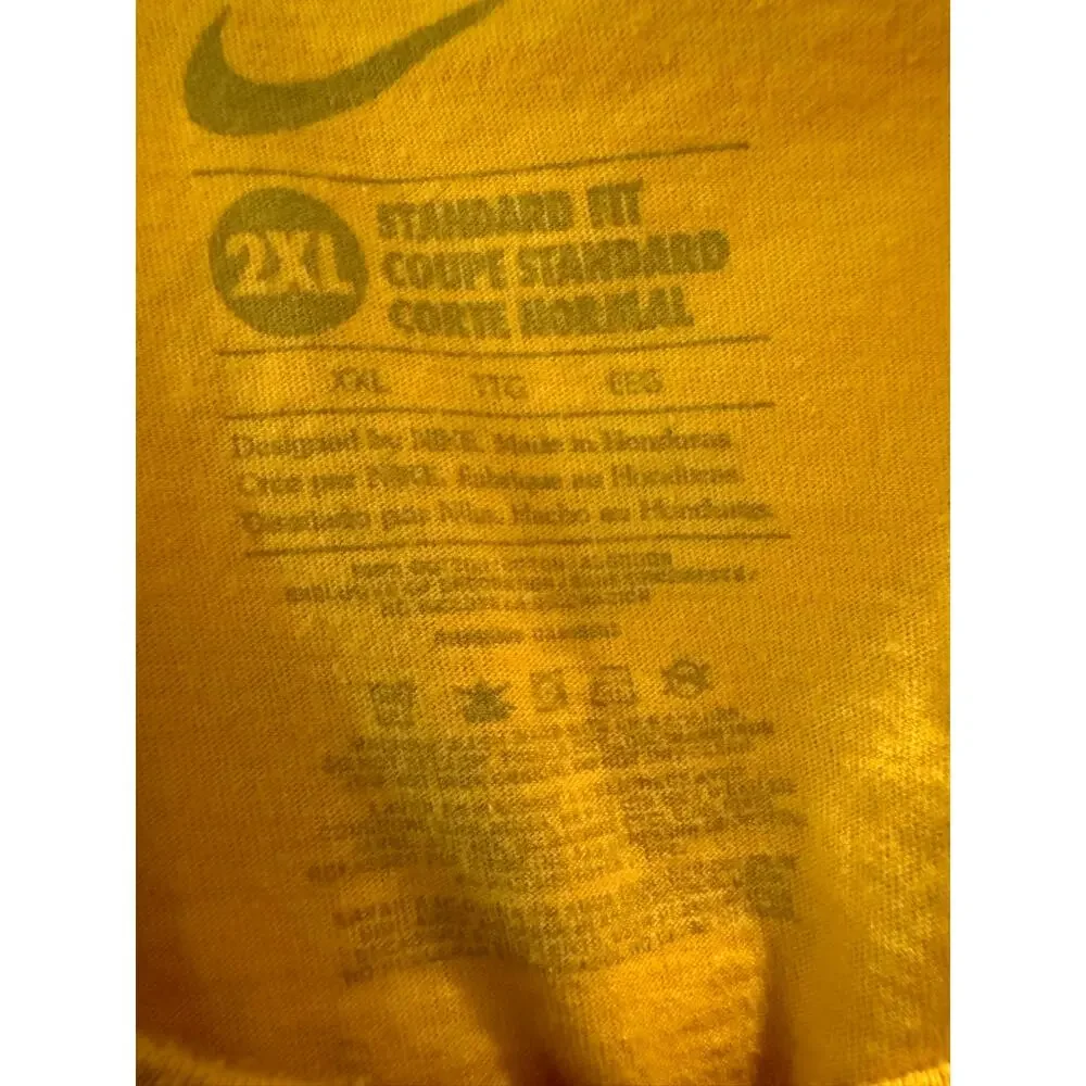Nike LSU Tigers Distressed Graphic Tee, Gold & Purple, Big and Tall 2XL